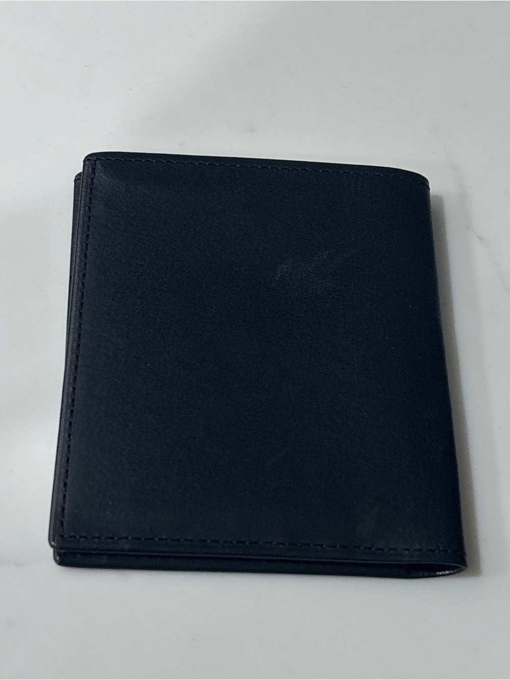 COACH Black Leather Bifold Passcase Wallet ID Window Card Case Minimalist - Picture 3 of 10